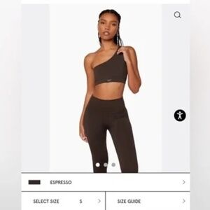 Set Active SculptFlex Bra One Shoulder